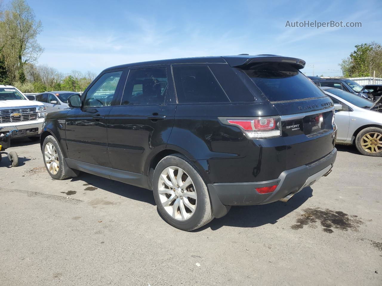 2014 Land Rover Range Rover Sport Hse Black vin: SALWR2WF7EA330056