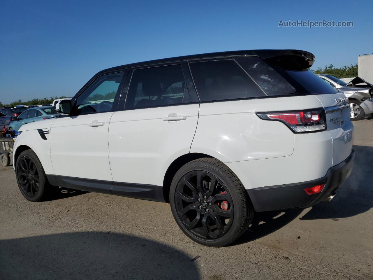 2014 Land Rover Range Rover Sport Hse White vin: SALWR2WF7EA342997