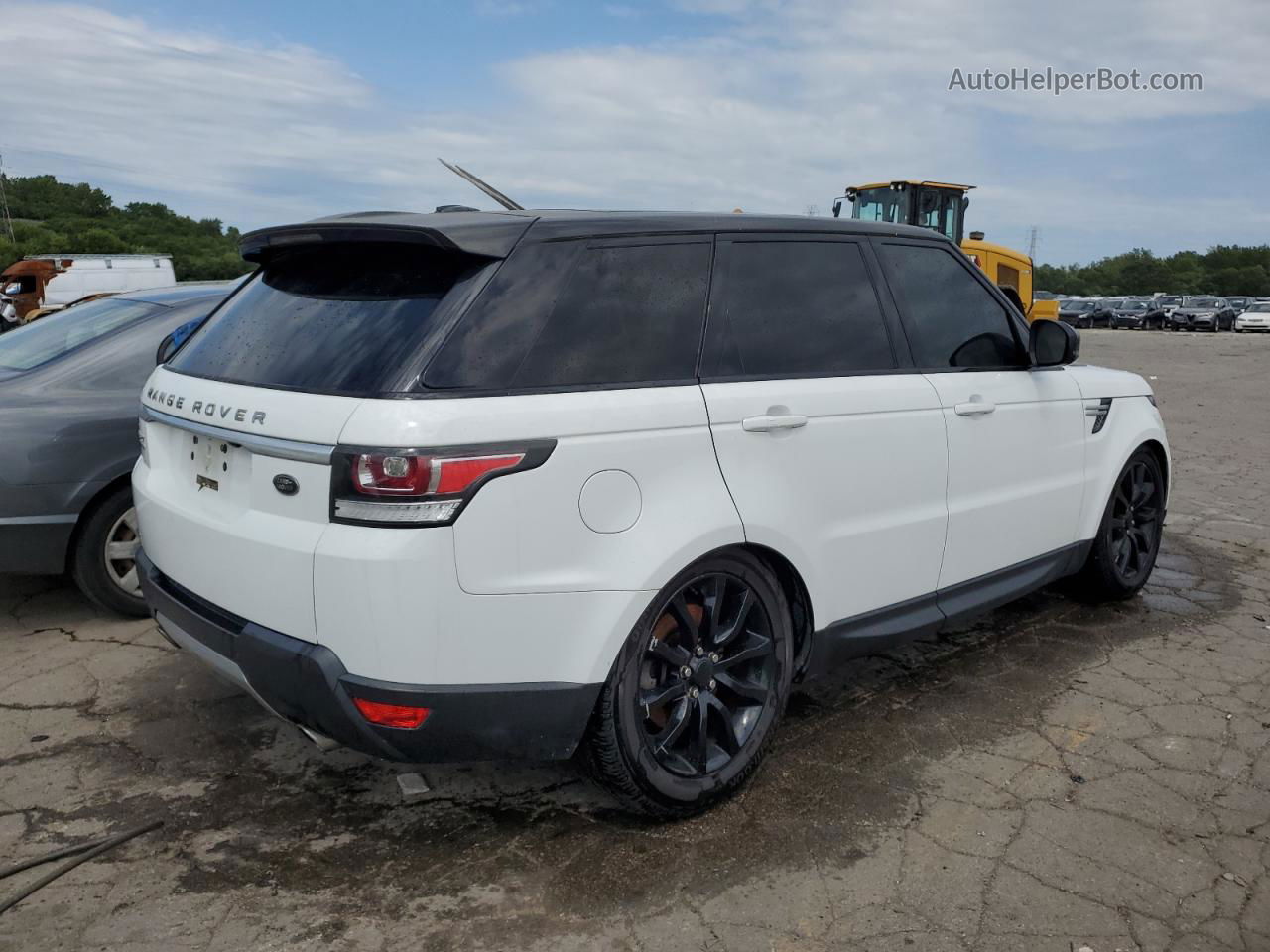 2014 Land Rover Range Rover Sport Hse White vin: SALWR2WF7EA344930