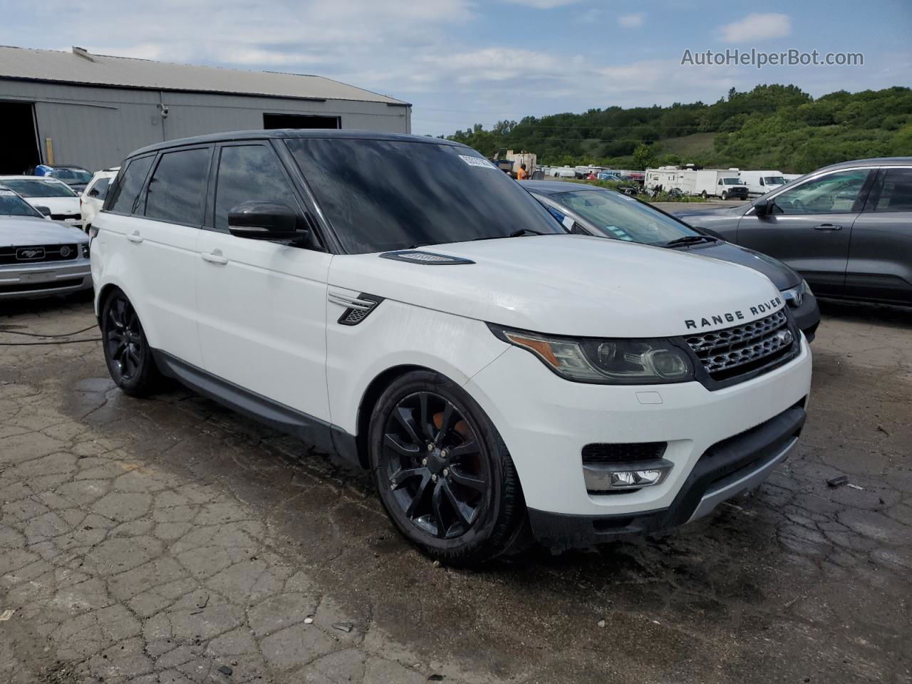 2014 Land Rover Range Rover Sport Hse White vin: SALWR2WF7EA344930