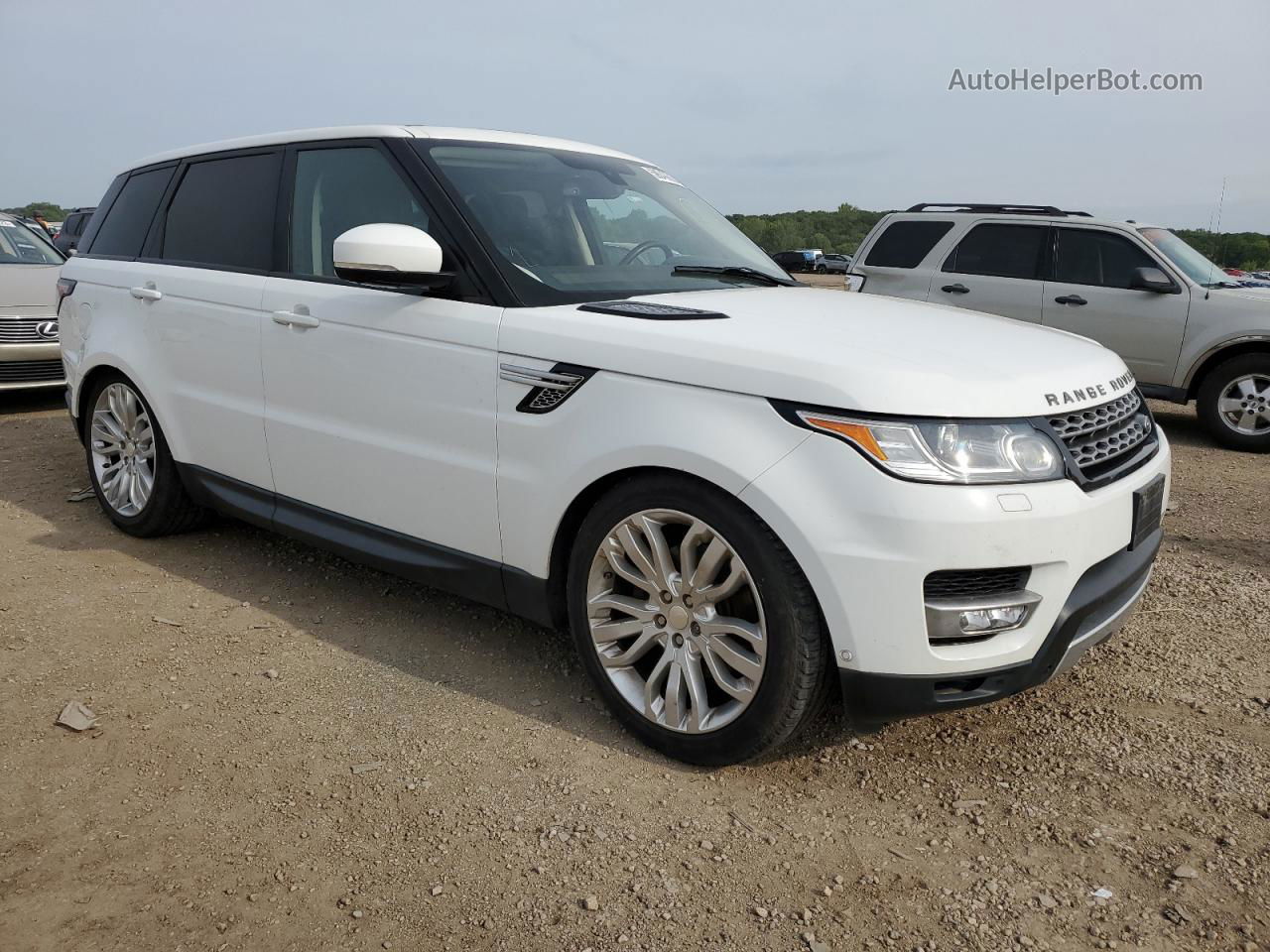 2014 Land Rover Range Rover Sport Hse White vin: SALWR2WF7EA369391