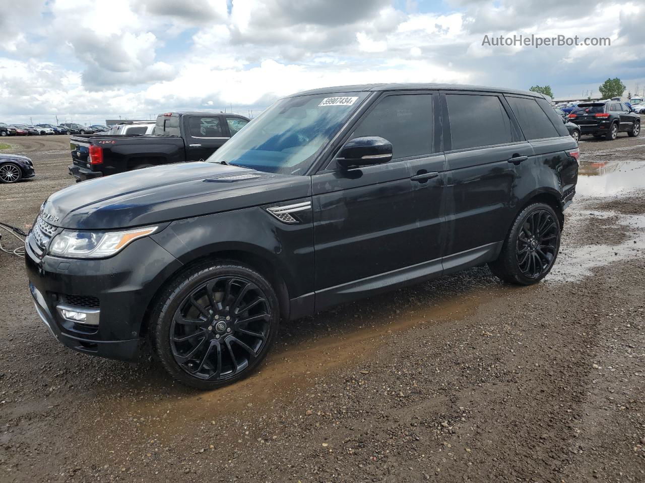 2014 Land Rover Range Rover Sport Hse Black vin: SALWR2WF7EA389074