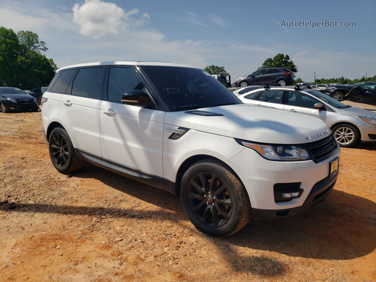 2014 Land Rover Range Rover Sport Hse White vin: SALWR2WF8EA335475