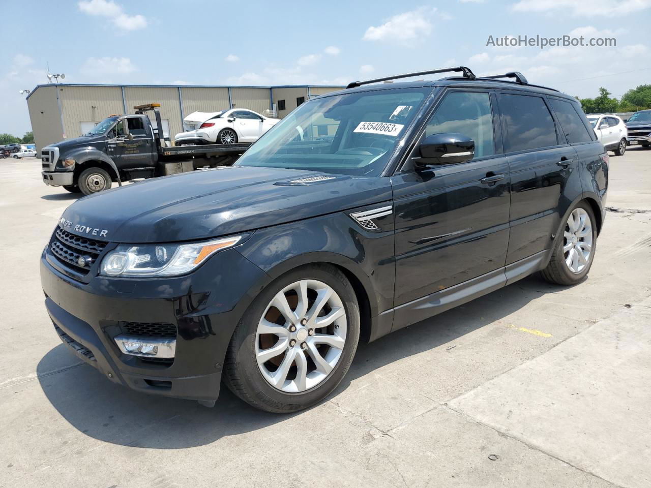 2014 Land Rover Range Rover Sport Hse Черный vin: SALWR2WF8EA341650