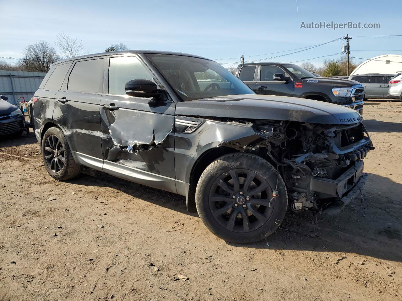 2014 Land Rover Range Rover Sport Hse Black vin: SALWR2WF8EA350915