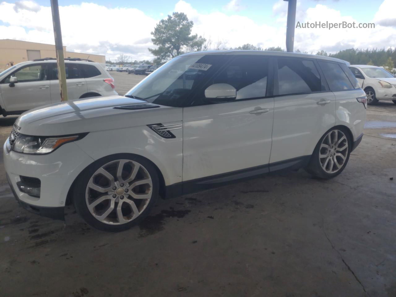 2014 Land Rover Range Rover Sport Hse White vin: SALWR2WF8EA387575