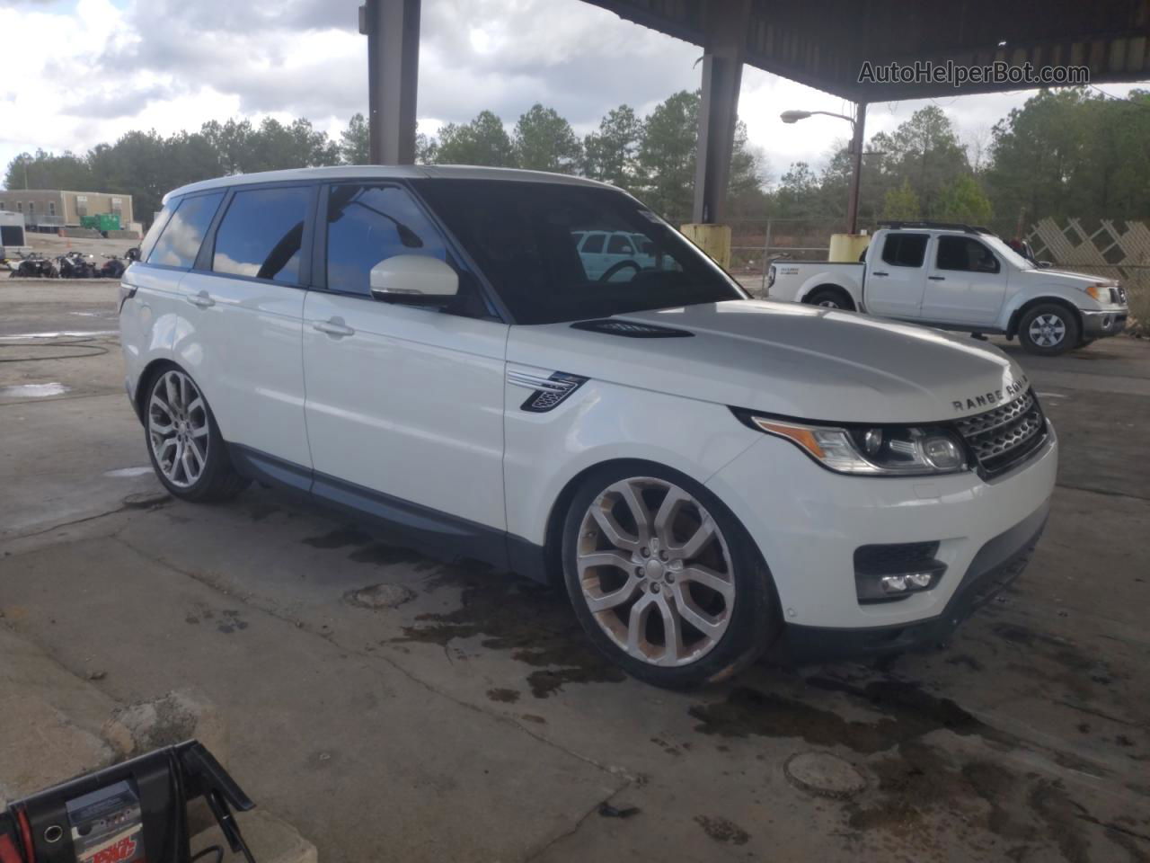 2014 Land Rover Range Rover Sport Hse White vin: SALWR2WF8EA387575