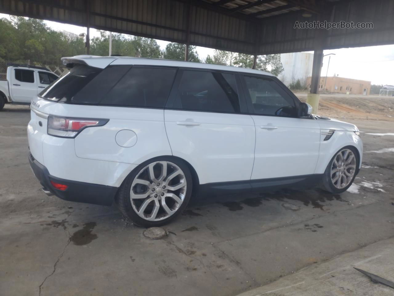 2014 Land Rover Range Rover Sport Hse White vin: SALWR2WF8EA387575