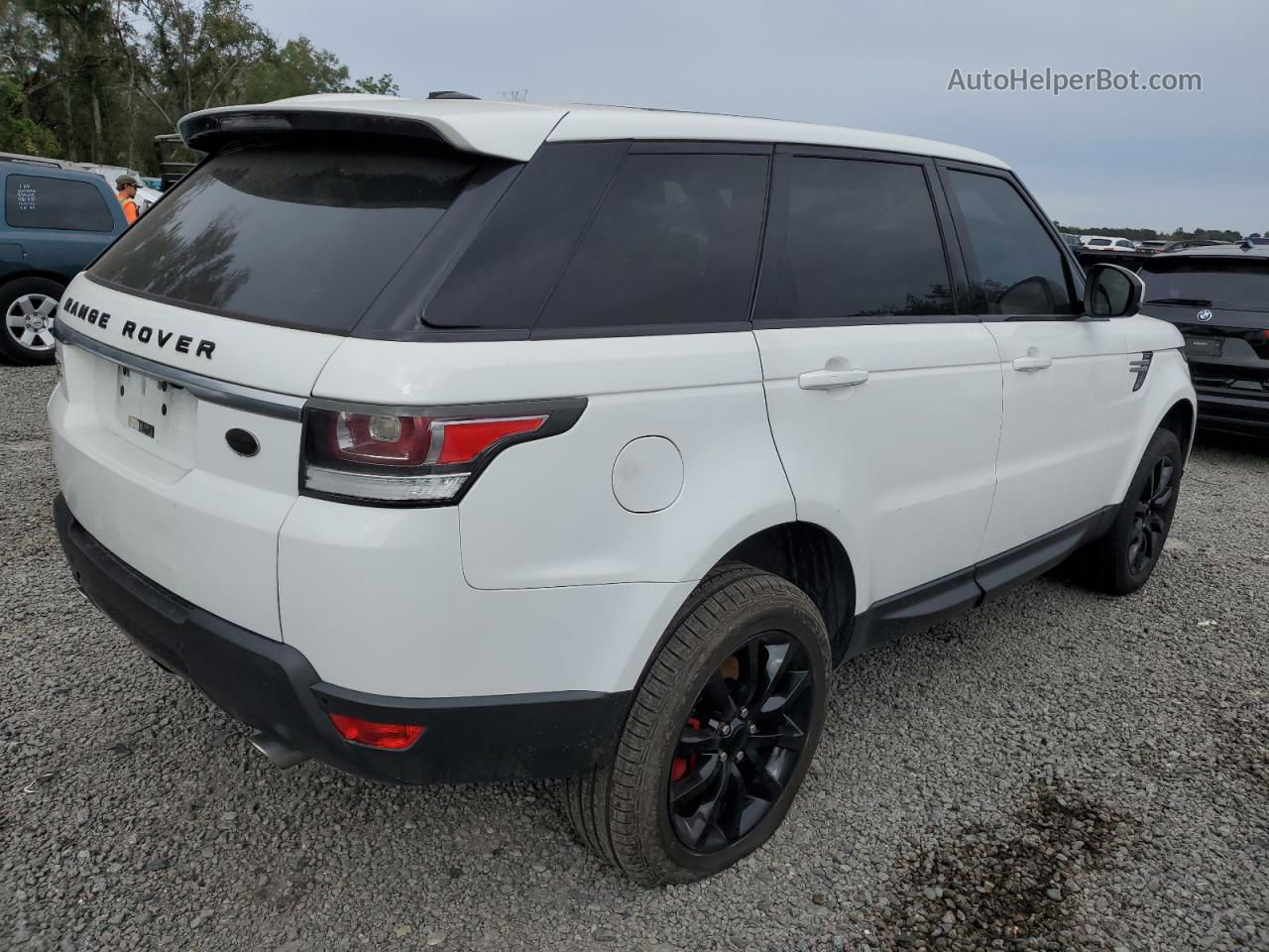 2014 Land Rover Range Rover Sport Hse Белый vin: SALWR2WF9EA314375