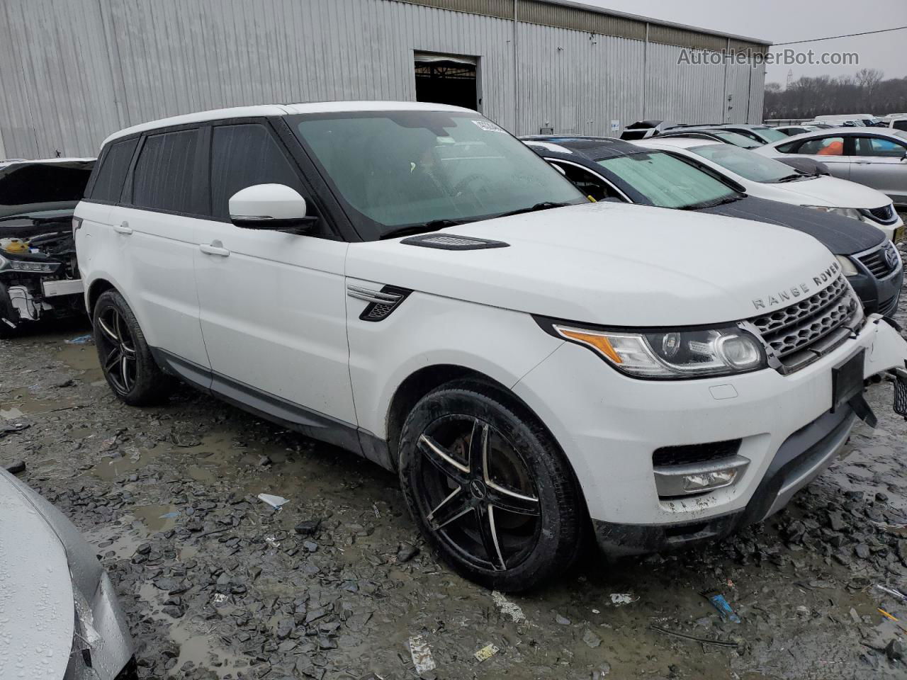 2014 Land Rover Range Rover Sport Hse Белый vin: SALWR2WF9EA373748