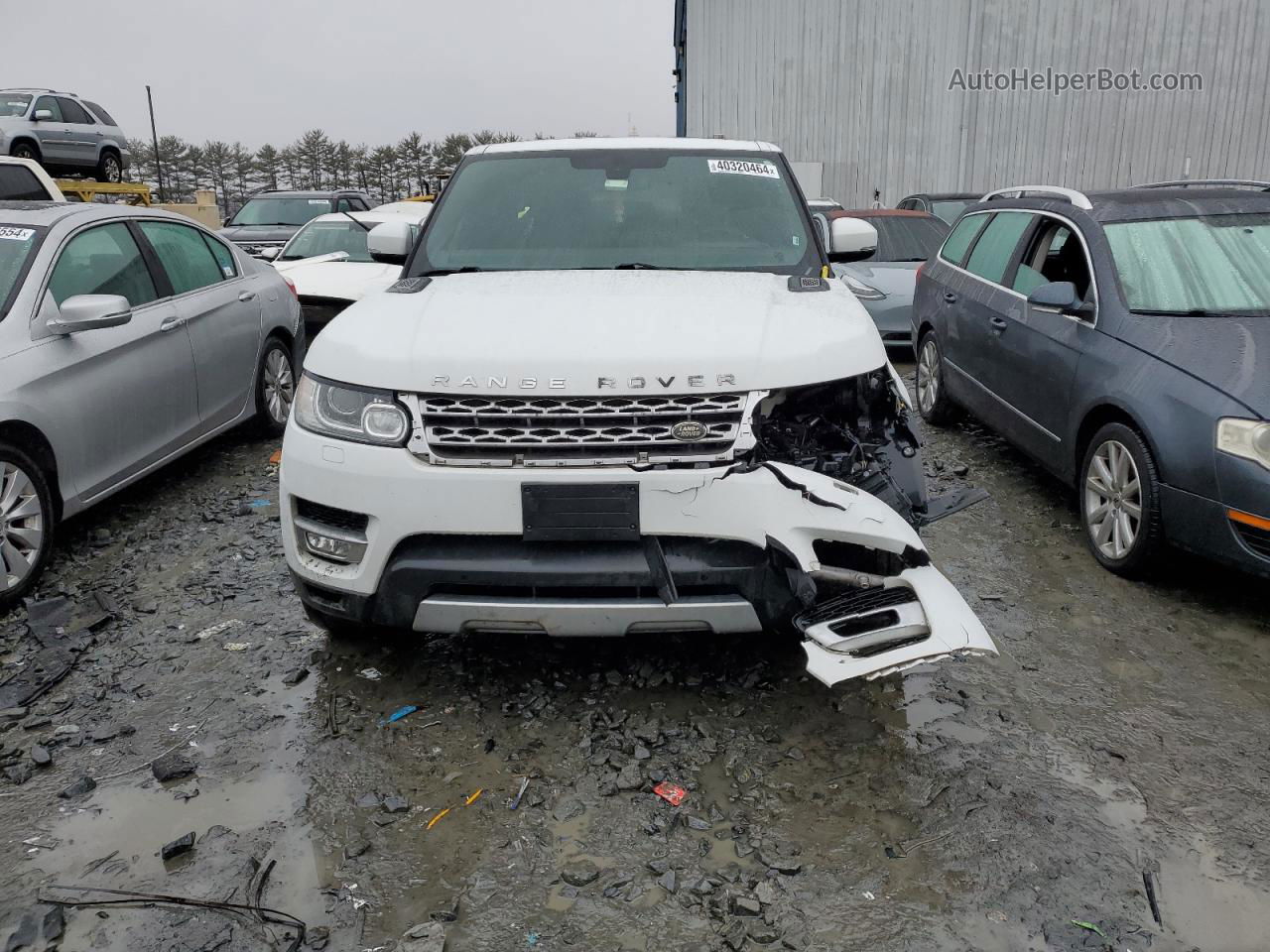 2014 Land Rover Range Rover Sport Hse Белый vin: SALWR2WF9EA373748