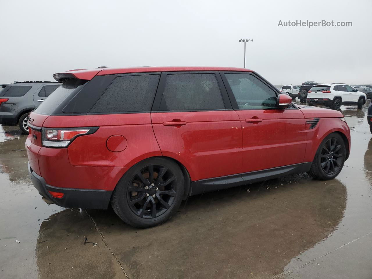 2014 Land Rover Range Rover Sport Hse Красный vin: SALWR2WF9EA600954