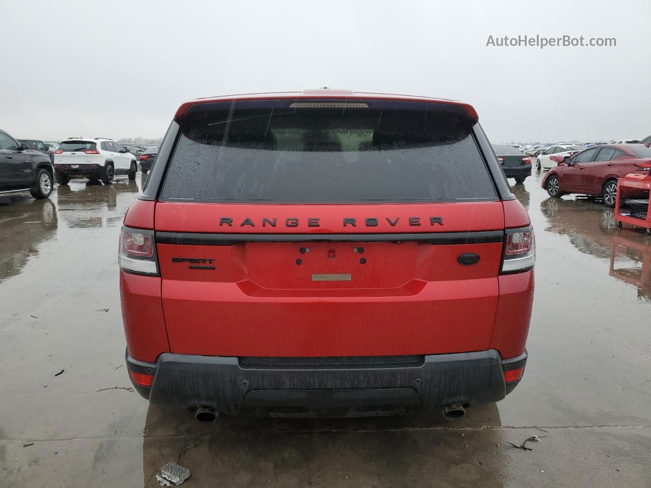 2014 Land Rover Range Rover Sport Hse Красный vin: SALWR2WF9EA600954
