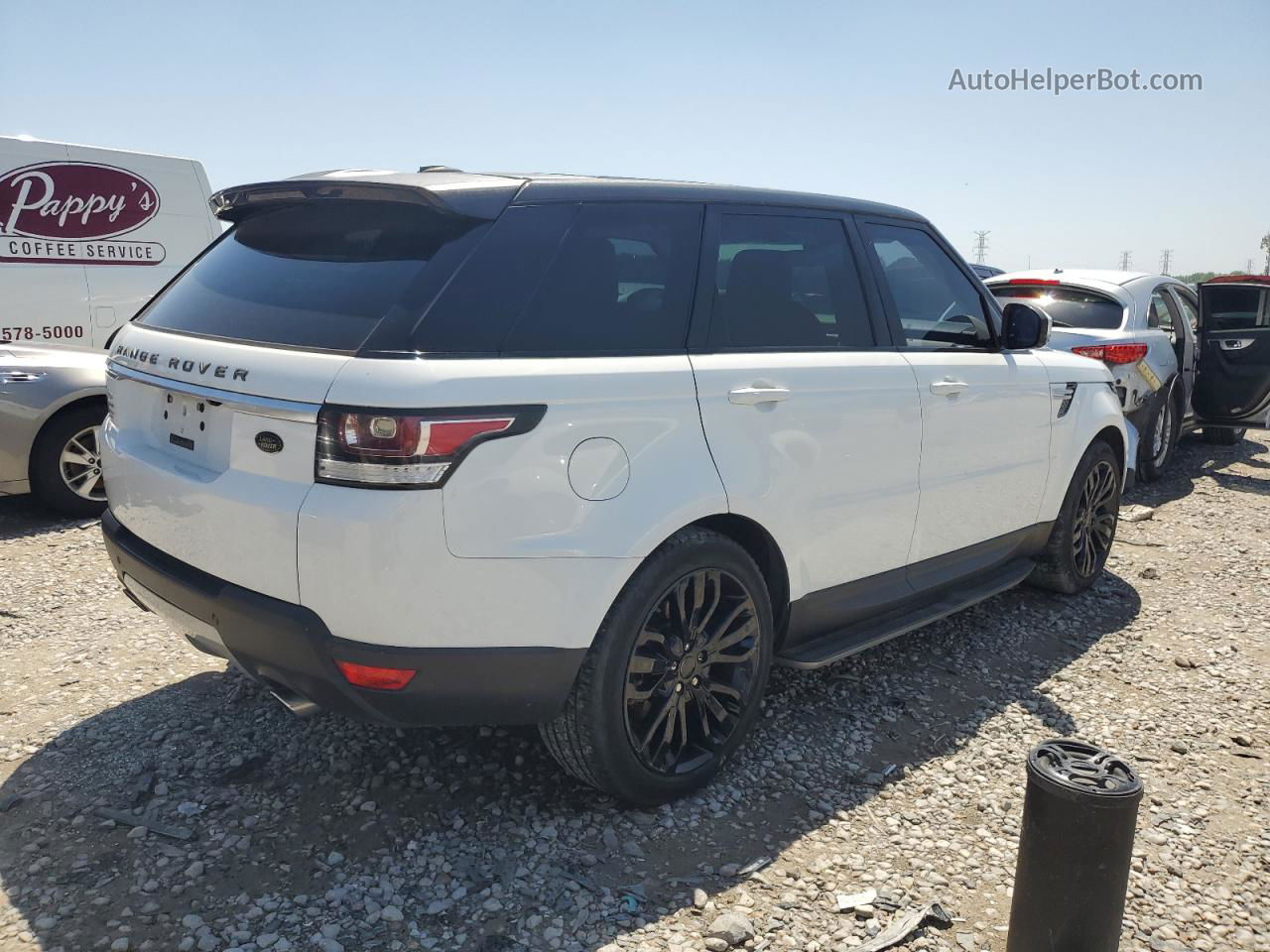 2014 Land Rover Range Rover Sport Hse White vin: SALWR2WFXEA337051