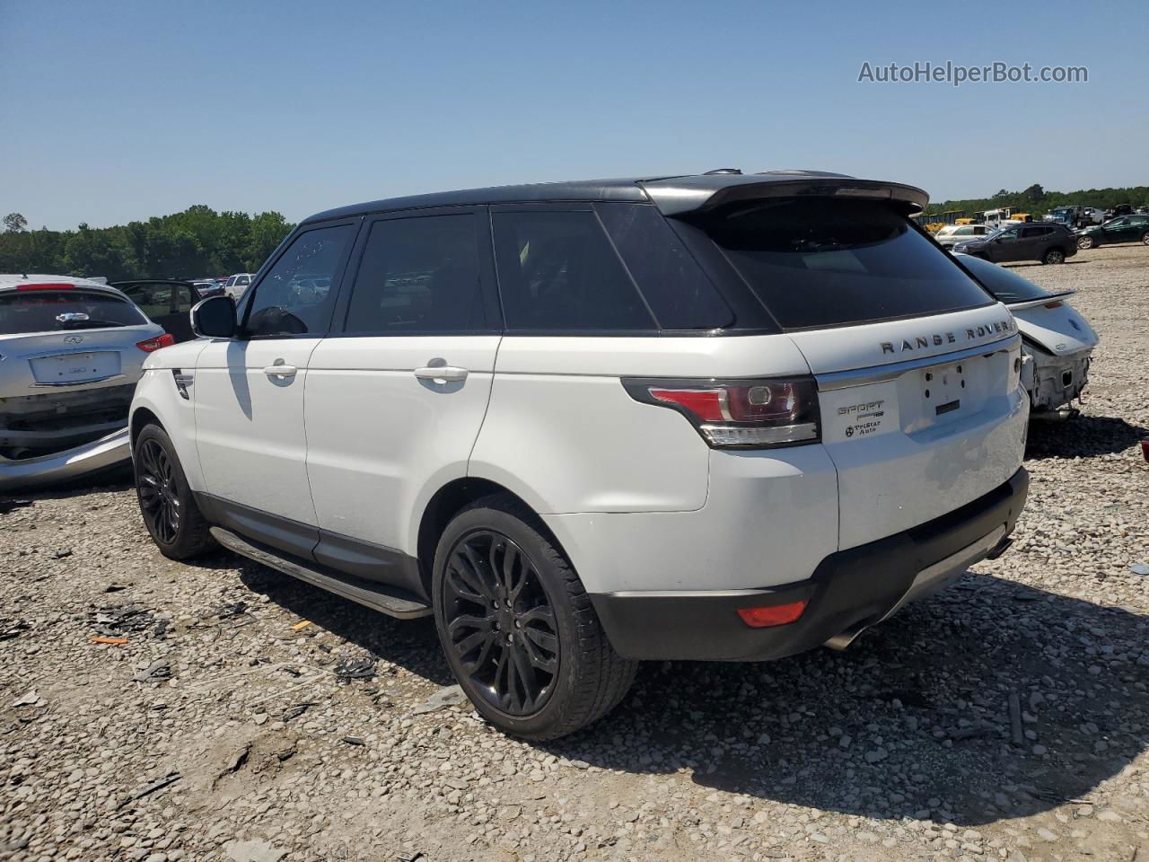 2014 Land Rover Range Rover Sport Hse White vin: SALWR2WFXEA337051