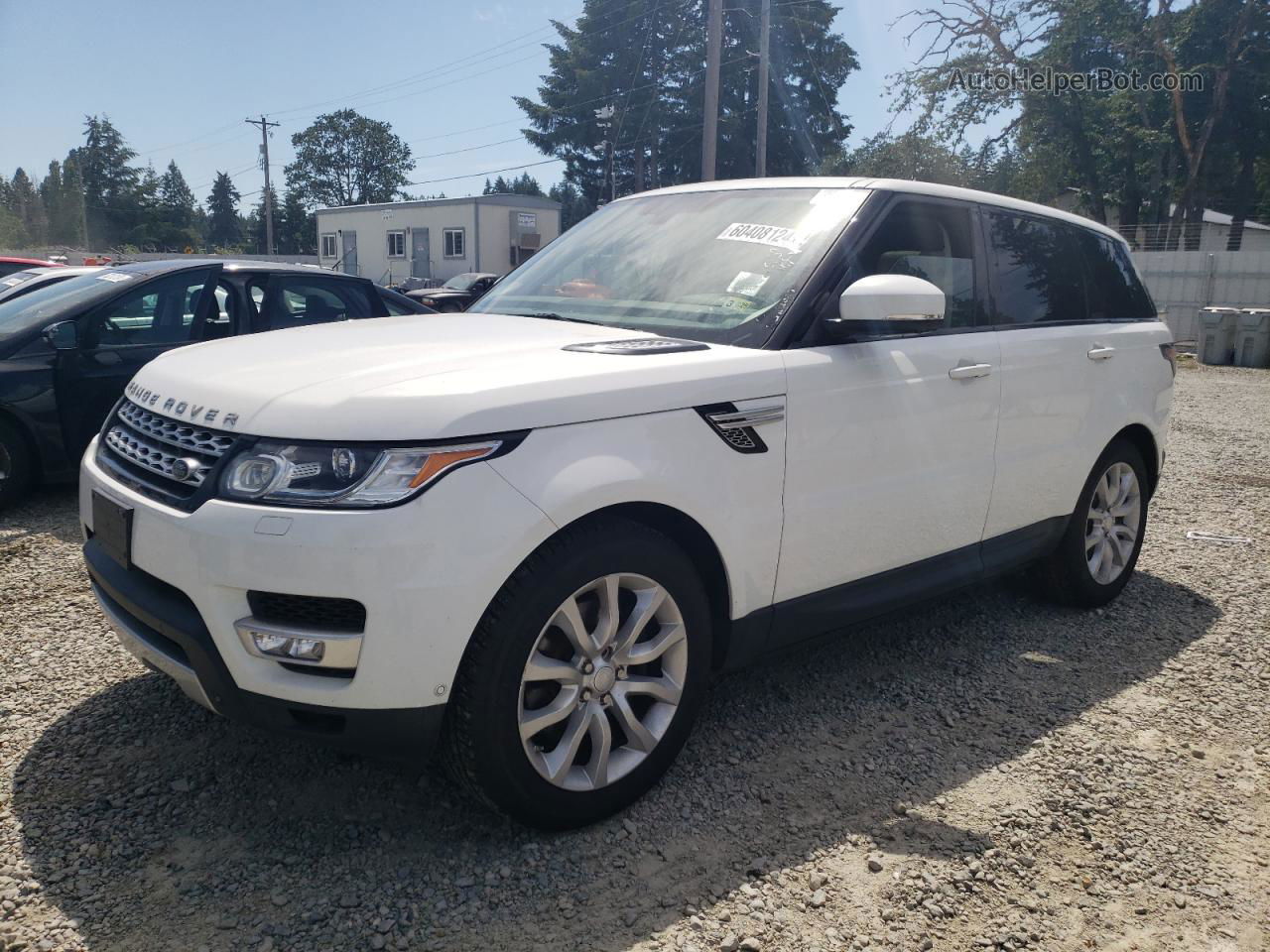 2014 Land Rover Range Rover Sport Hse White vin: SALWR2WFXEA338930