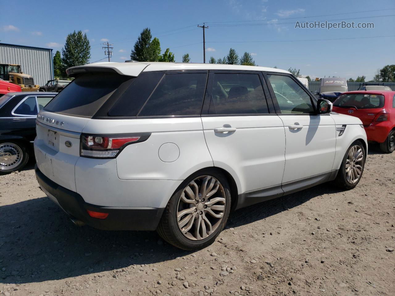 2014 Land Rover Range Rover Sport Hse White vin: SALWR2WFXEA355906