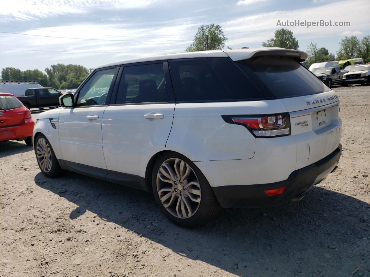 2014 Land Rover Range Rover Sport Hse White vin: SALWR2WFXEA355906