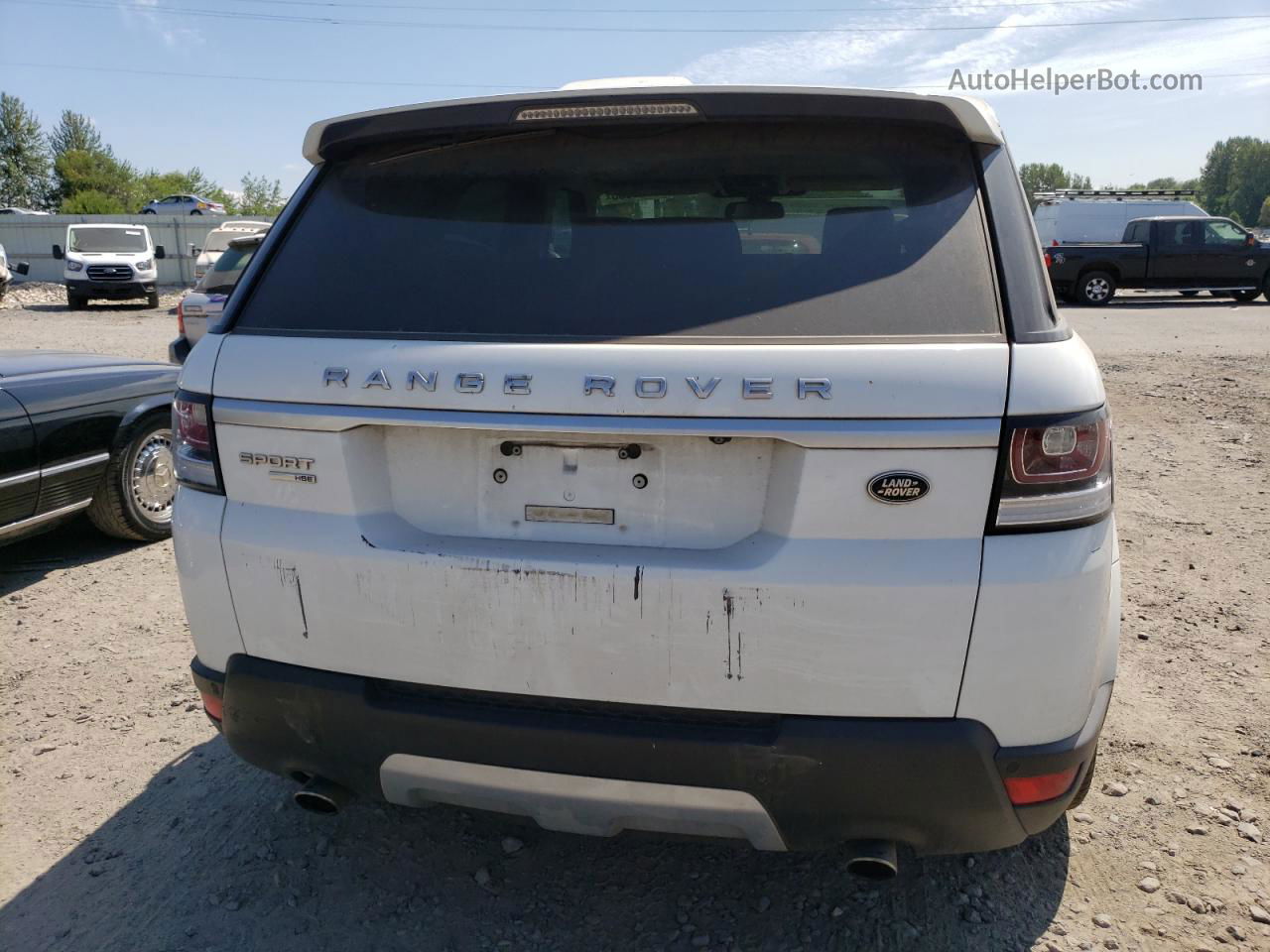 2014 Land Rover Range Rover Sport Hse White vin: SALWR2WFXEA355906