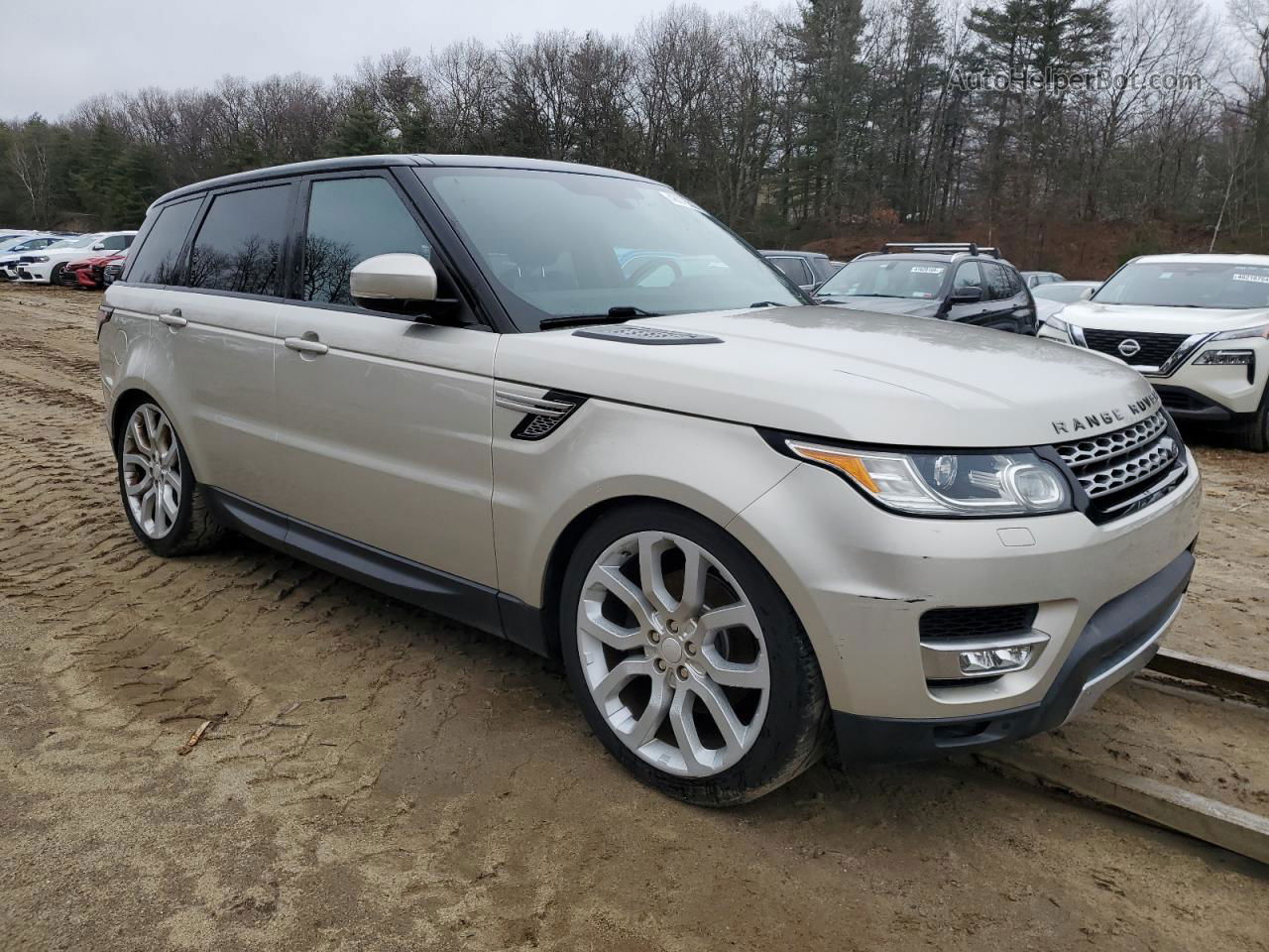 2014 Land Rover Range Rover Sport Hse Серебряный vin: SALWR2WFXEA365044