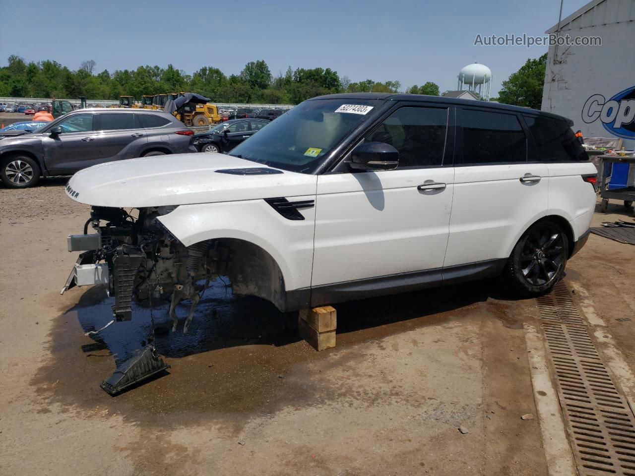 2014 Land Rover Range Rover Sport Hse White vin: SALWR2WFXEA374455