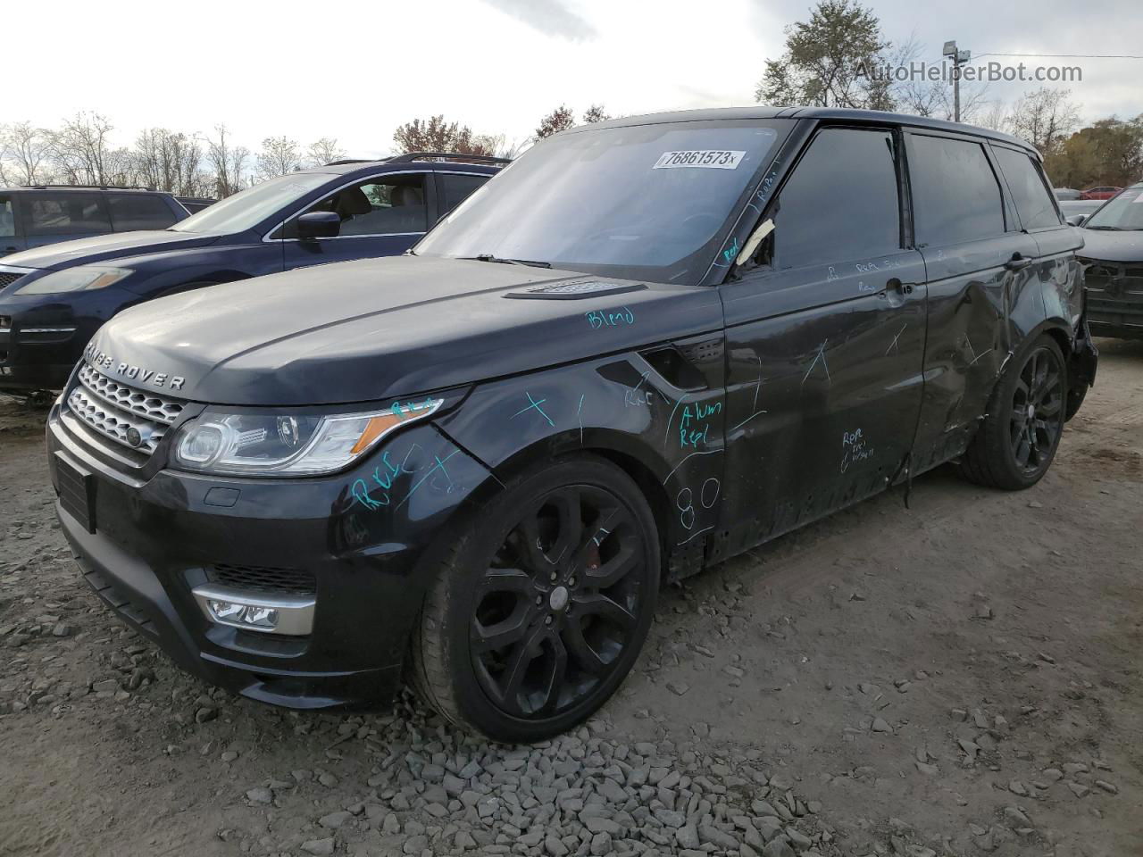 2017 Land Rover Range Rover Sport Autobiography Black vin: SALWV2FE7HA132097