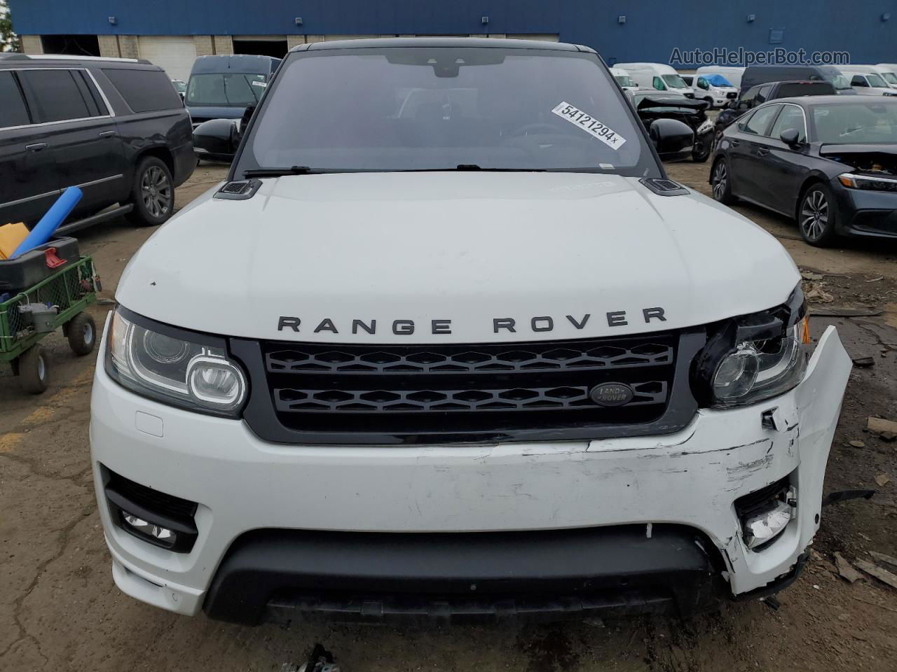 2017 Land Rover Range Rover Sport Hse Dynamic Белый vin: SALWV2FV2HA671002