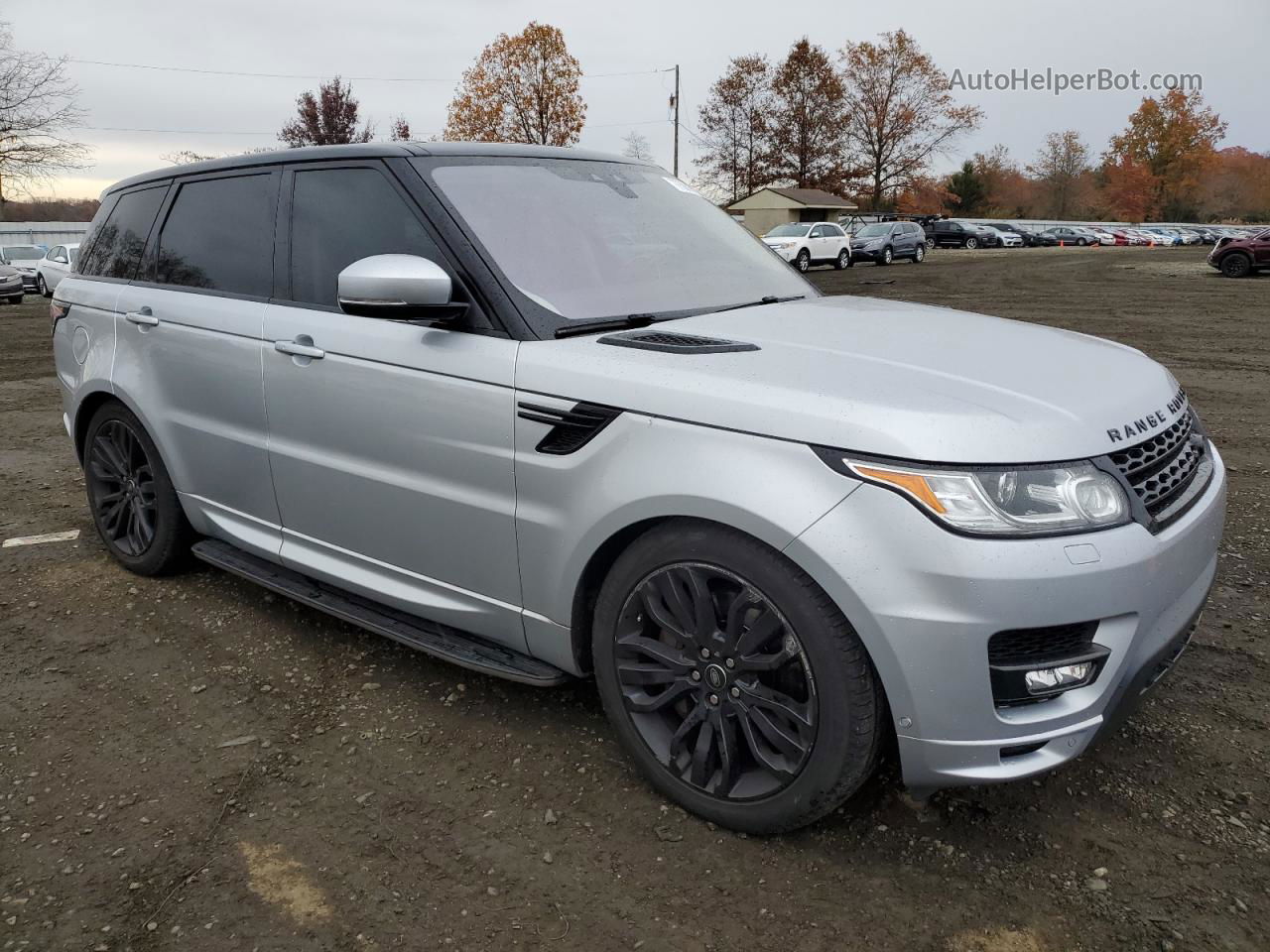 2017 Land Rover Range Rover Sport Hse Dynamic Серебряный vin: SALWV2FV6HA141129