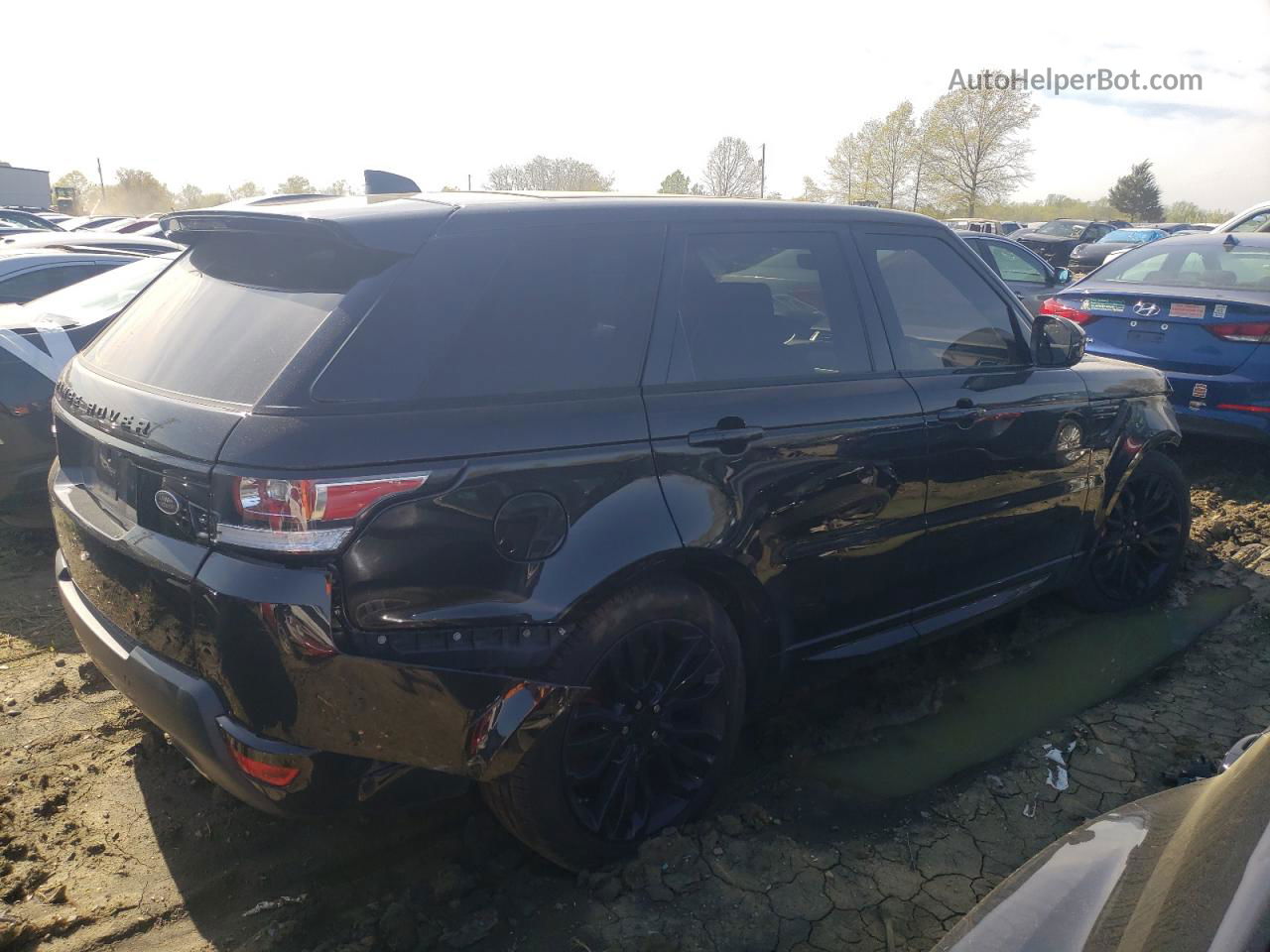 2017 Land Rover Range Rover Sport Hse Dynamic Черный vin: SALWV2FV8HA149247