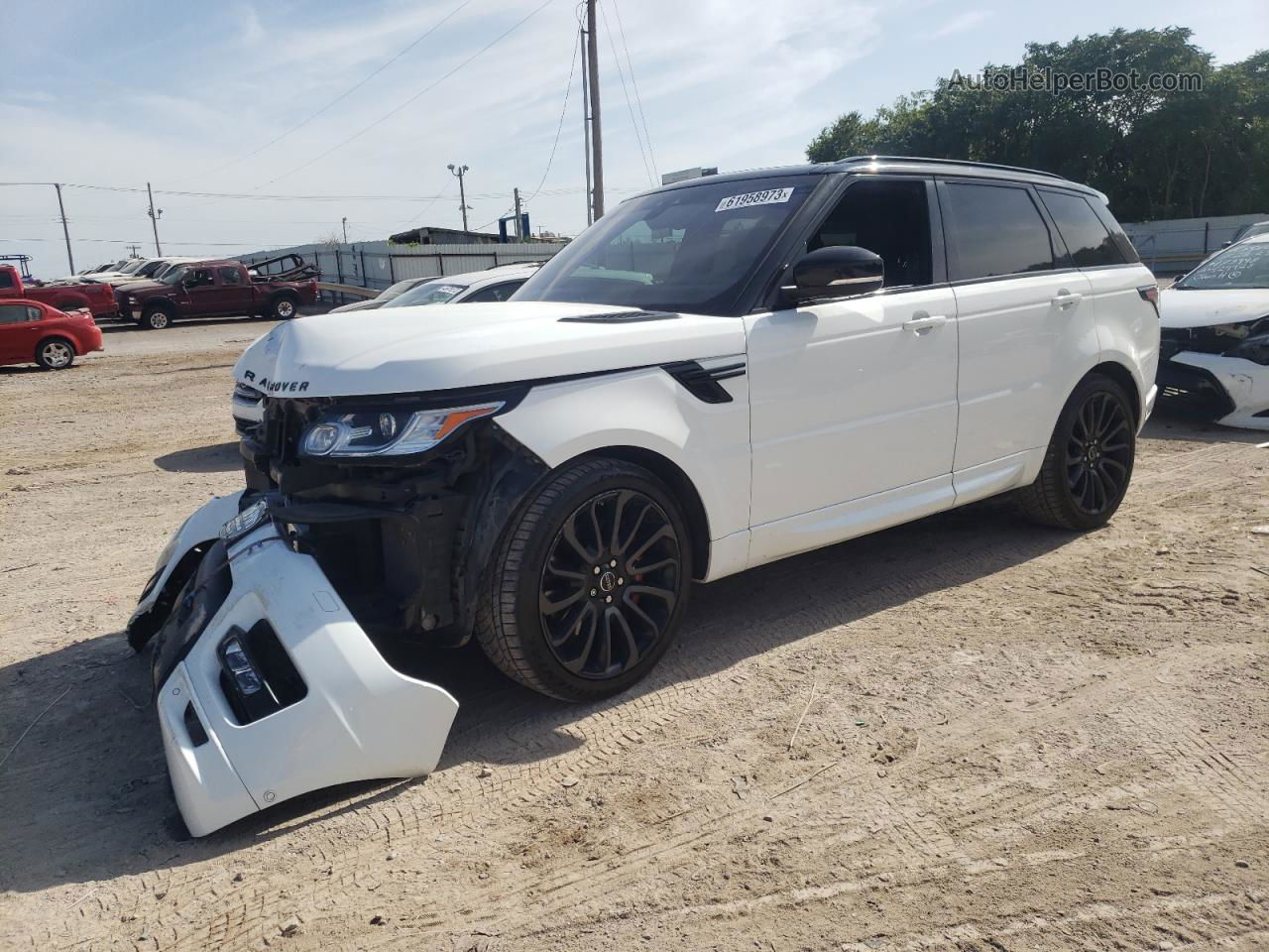 2017 Land Rover Range Rover Sport Hse Dynamic White vin: SALWV2FV8HA151189