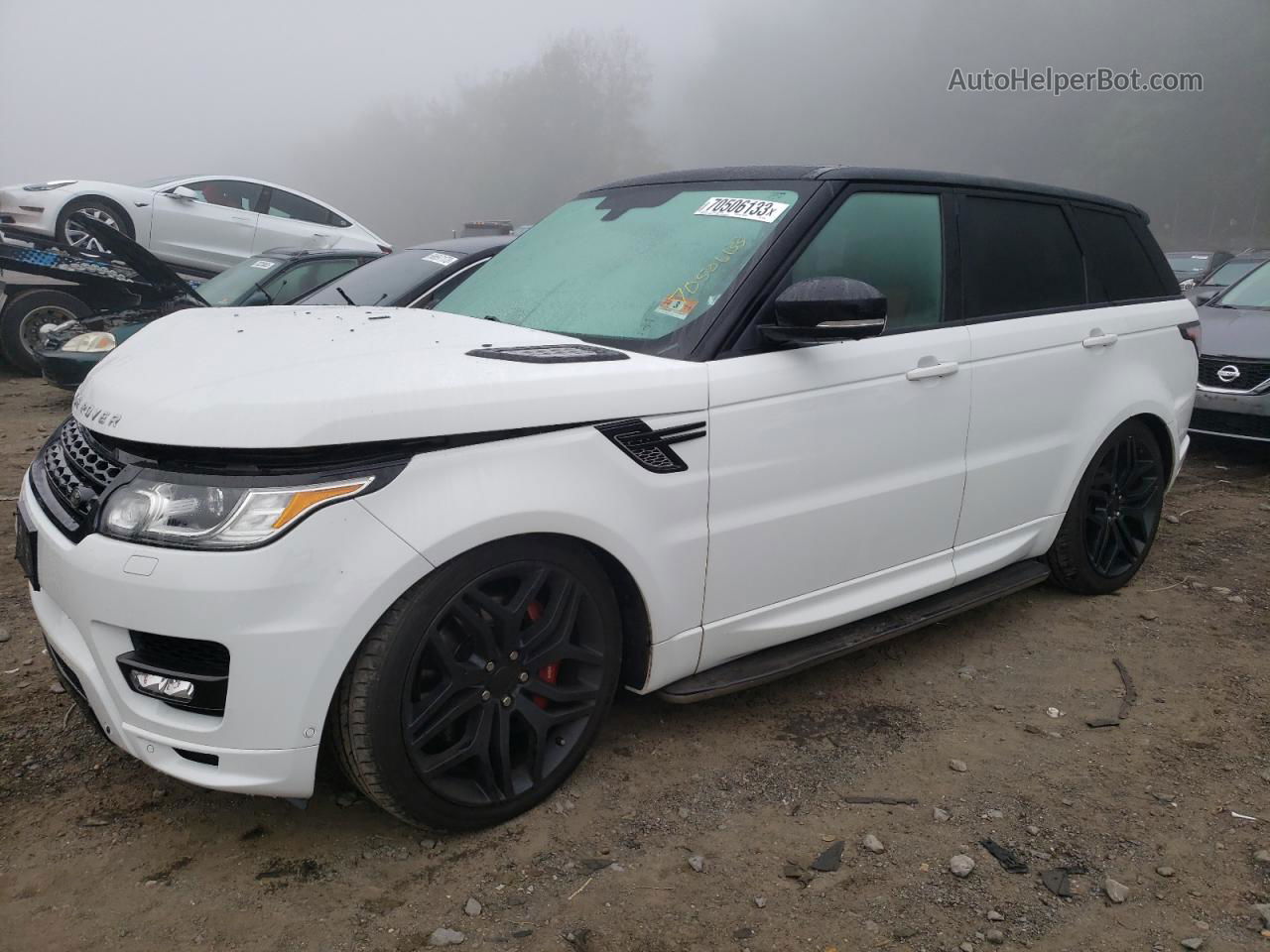 2014 Land Rover Range Rover Sport Autobiography White vin: SALWV2TF1EA359438