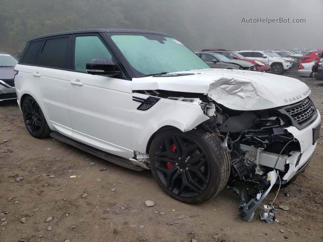 2014 Land Rover Range Rover Sport Autobiography White vin: SALWV2TF1EA359438