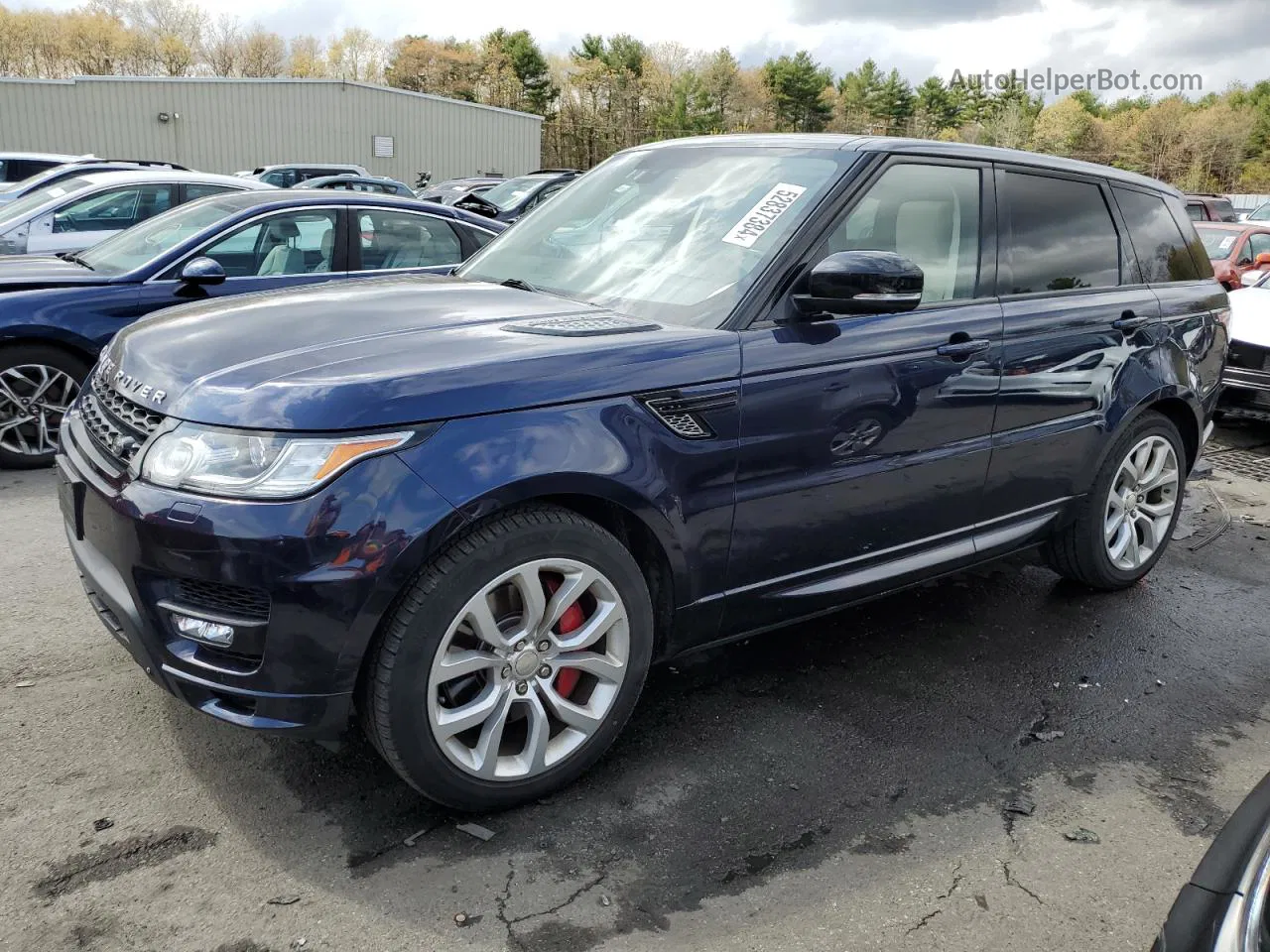 2014 Land Rover Range Rover Sport Autobiography Blue vin: SALWV2TF7EA385817