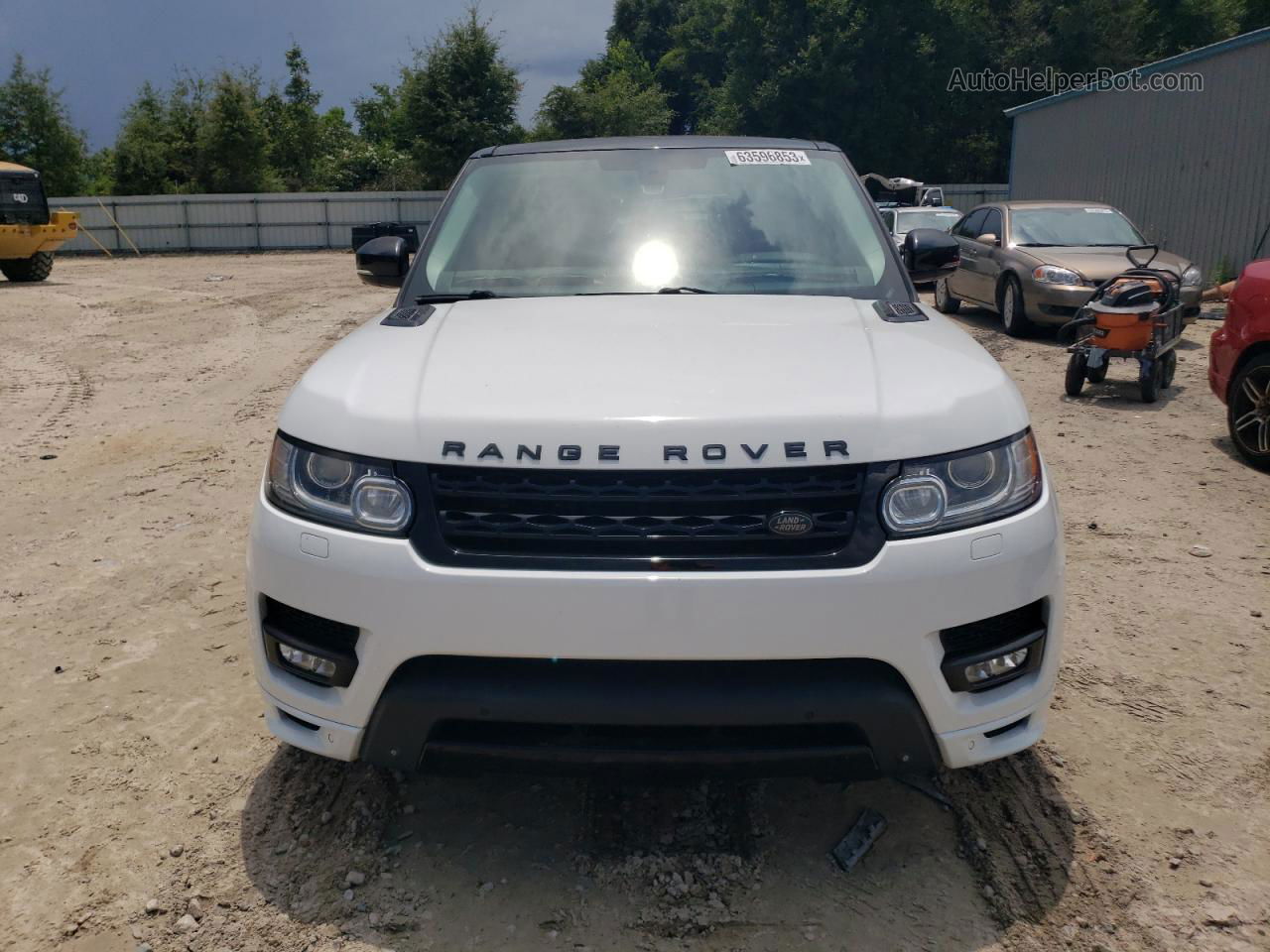 2015 Land Rover Range Rover Sport Autobiography White vin: SALWV2TF9FA538912