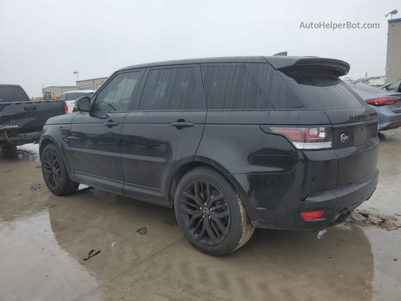 2017 Land Rover Range Rover Sport Svr Черный vin: SALWZ2FE5HA150974