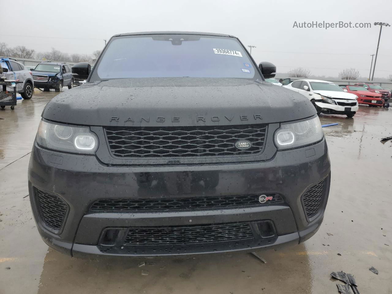 2017 Land Rover Range Rover Sport Svr Черный vin: SALWZ2FE5HA150974