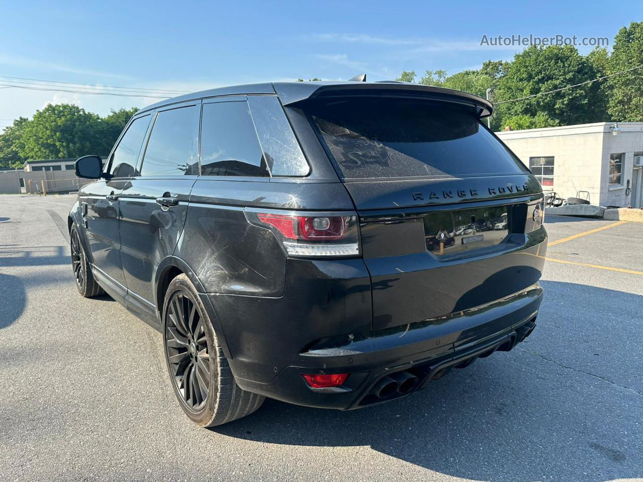 2017 Land Rover Range Rover Sport Svr Black vin: SALWZ2FE9HA156910