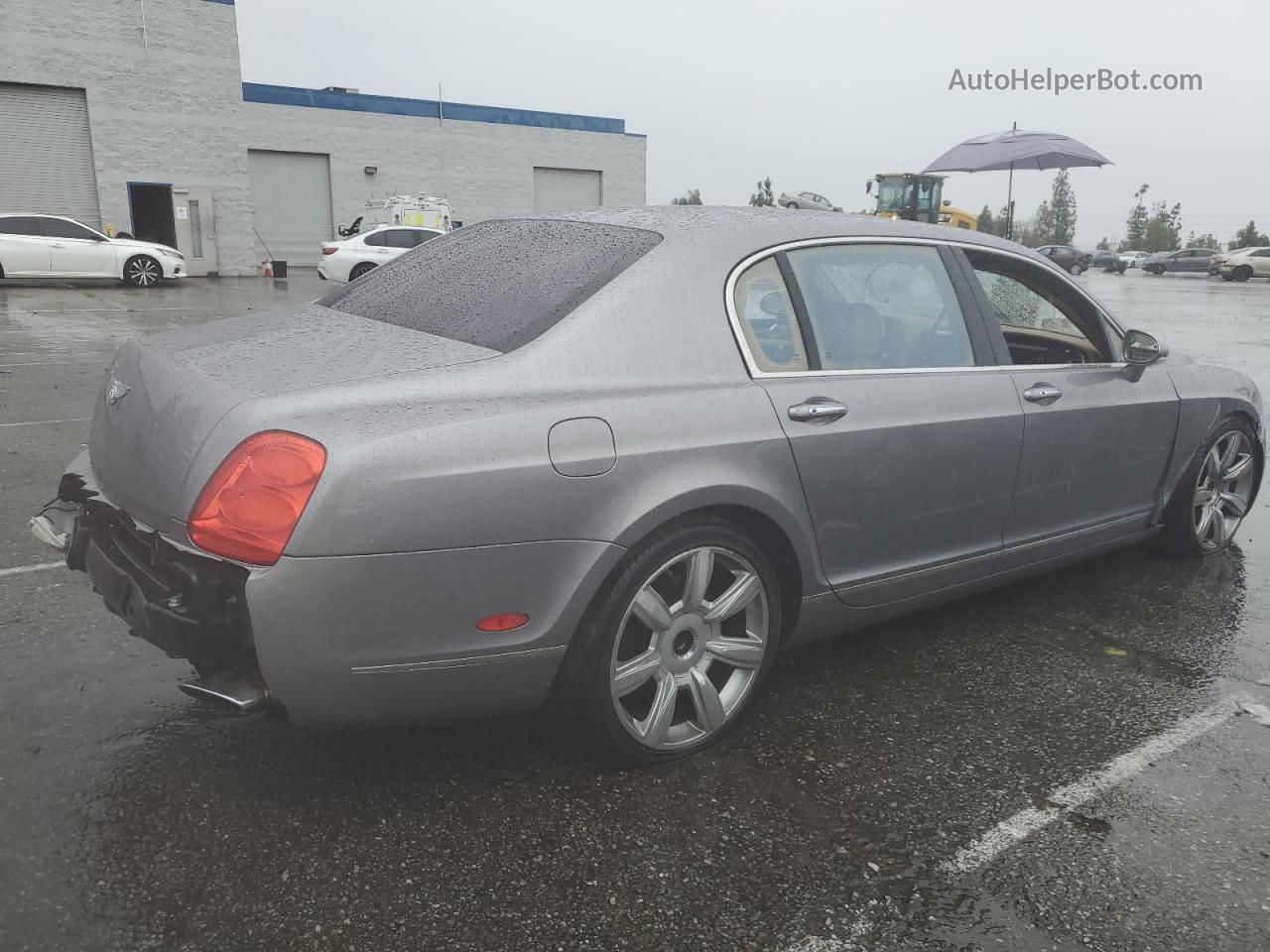 2007 Bentley Continental Flying Spur Silver vin: SCBBR93W078041004