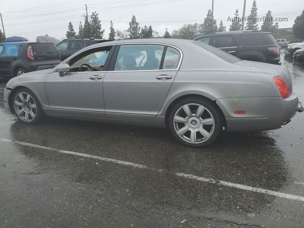 2007 Bentley Continental Flying Spur Silver vin: SCBBR93W078041004