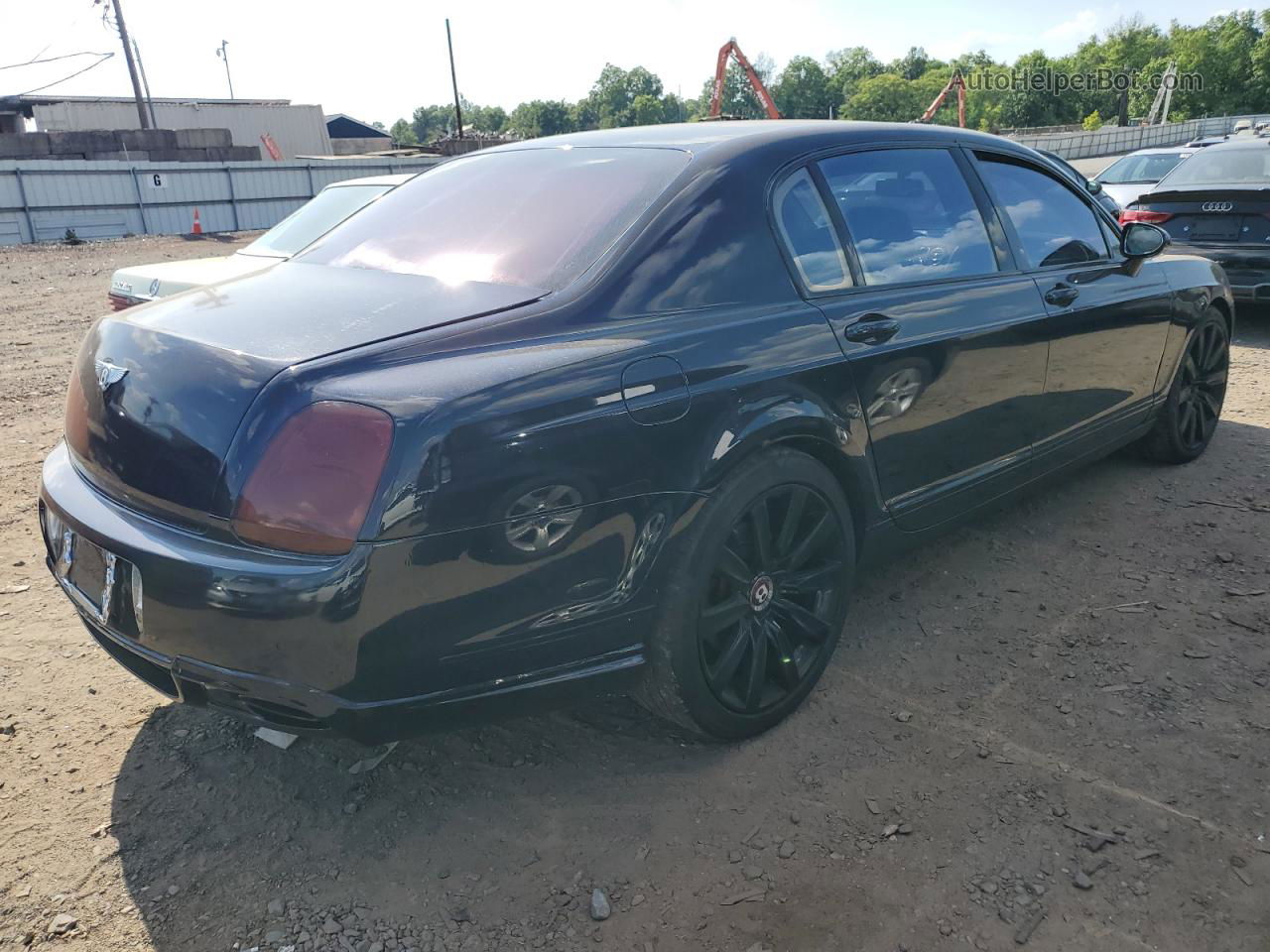 2007 Bentley Continental Flying Spur Blue vin: SCBBR93W07C046197