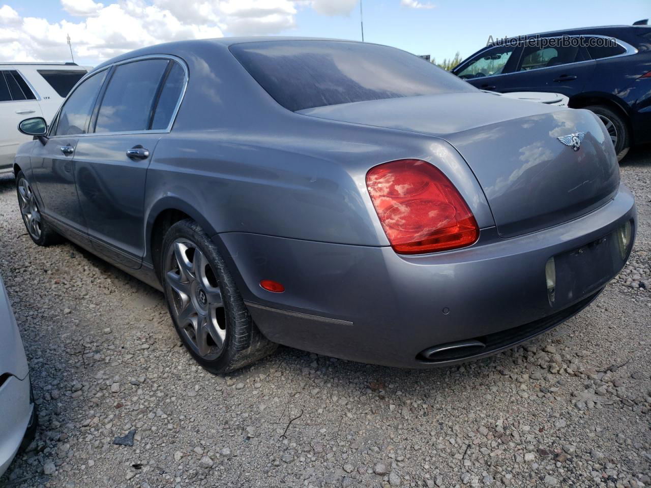 2007 Bentley Continental Flying Spur Silver vin: SCBBR93W178041237