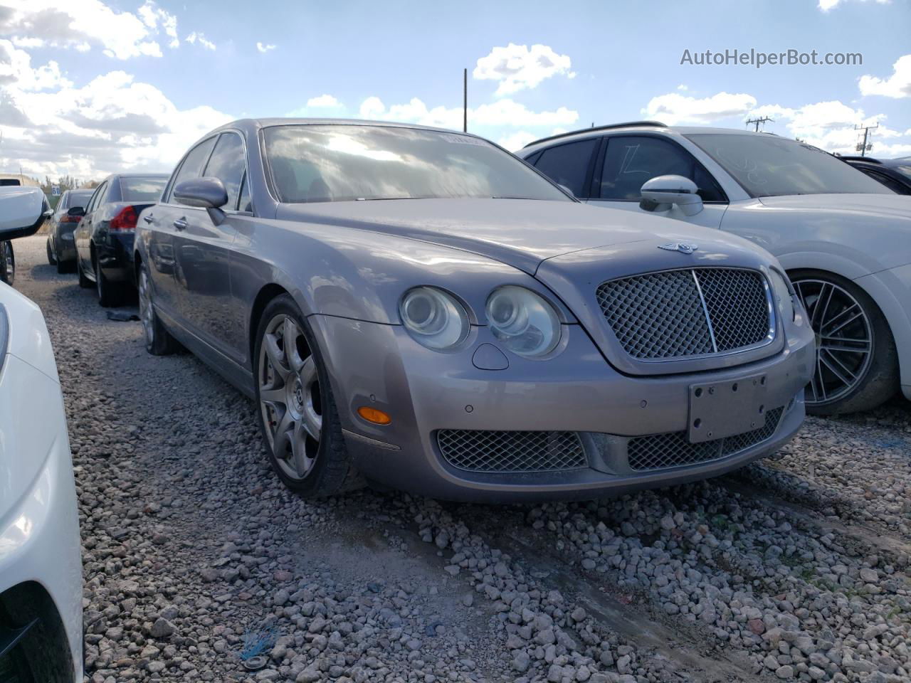 2007 Bentley Continental Flying Spur Серебряный vin: SCBBR93W178041237