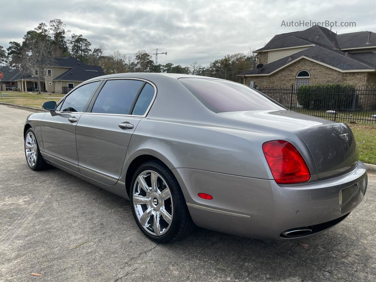 2007 Bentley Continental Flying Spur Silver vin: SCBBR93W178041237