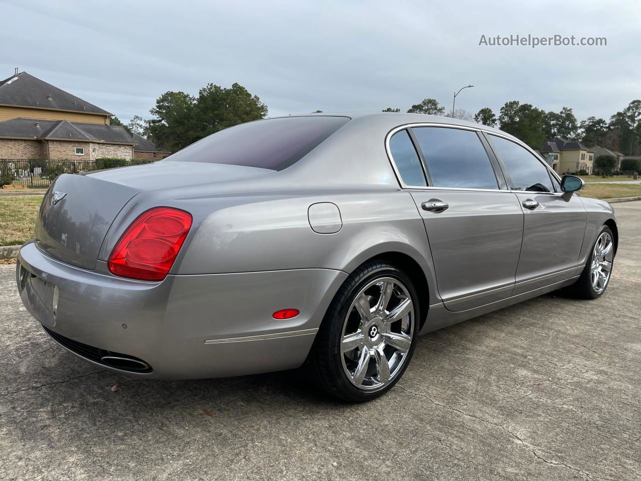 2007 Bentley Continental Flying Spur Silver vin: SCBBR93W178041237