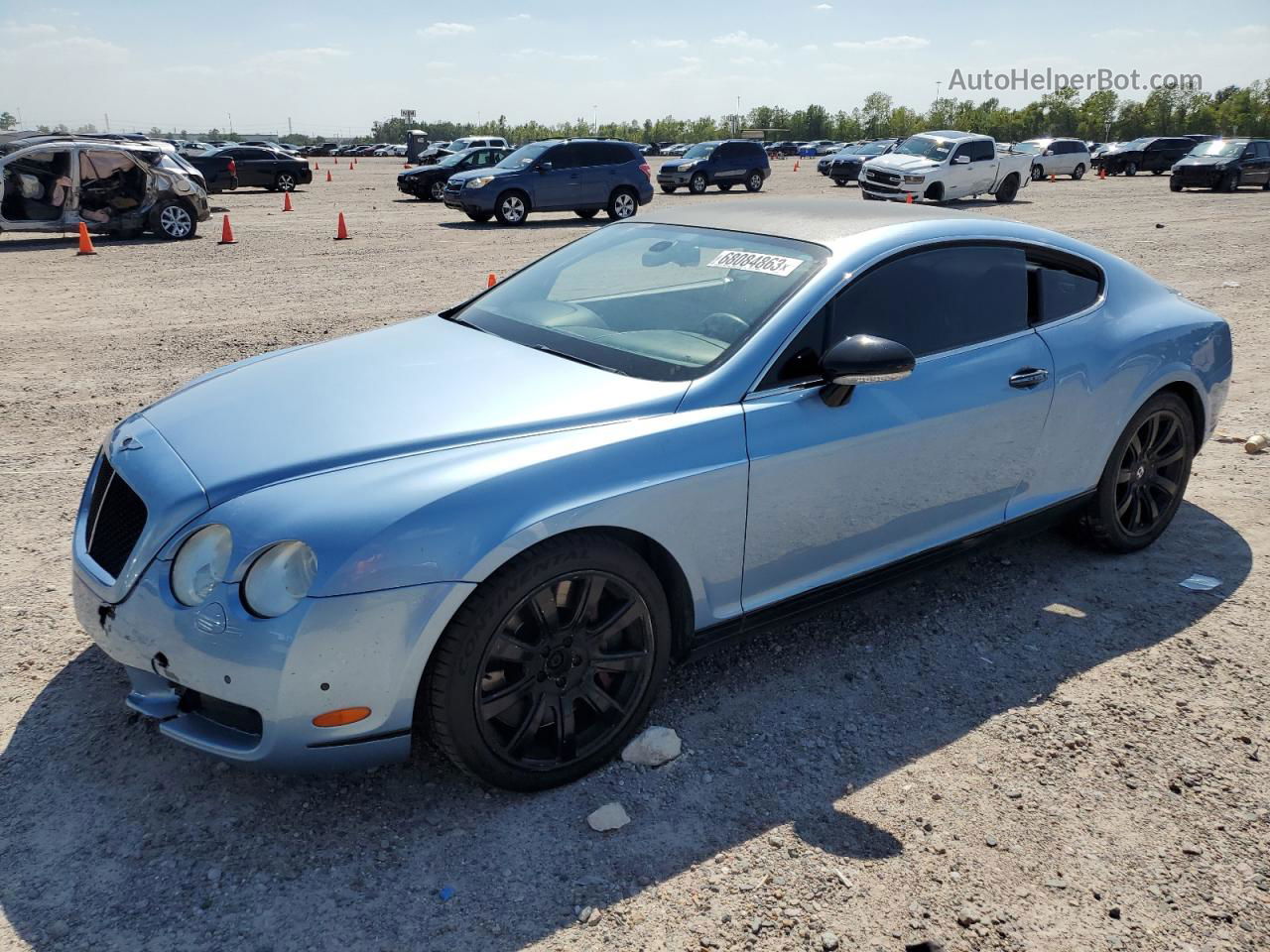 2007 Bentley Continental Gt Blue vin: SCBCR73W07C048878