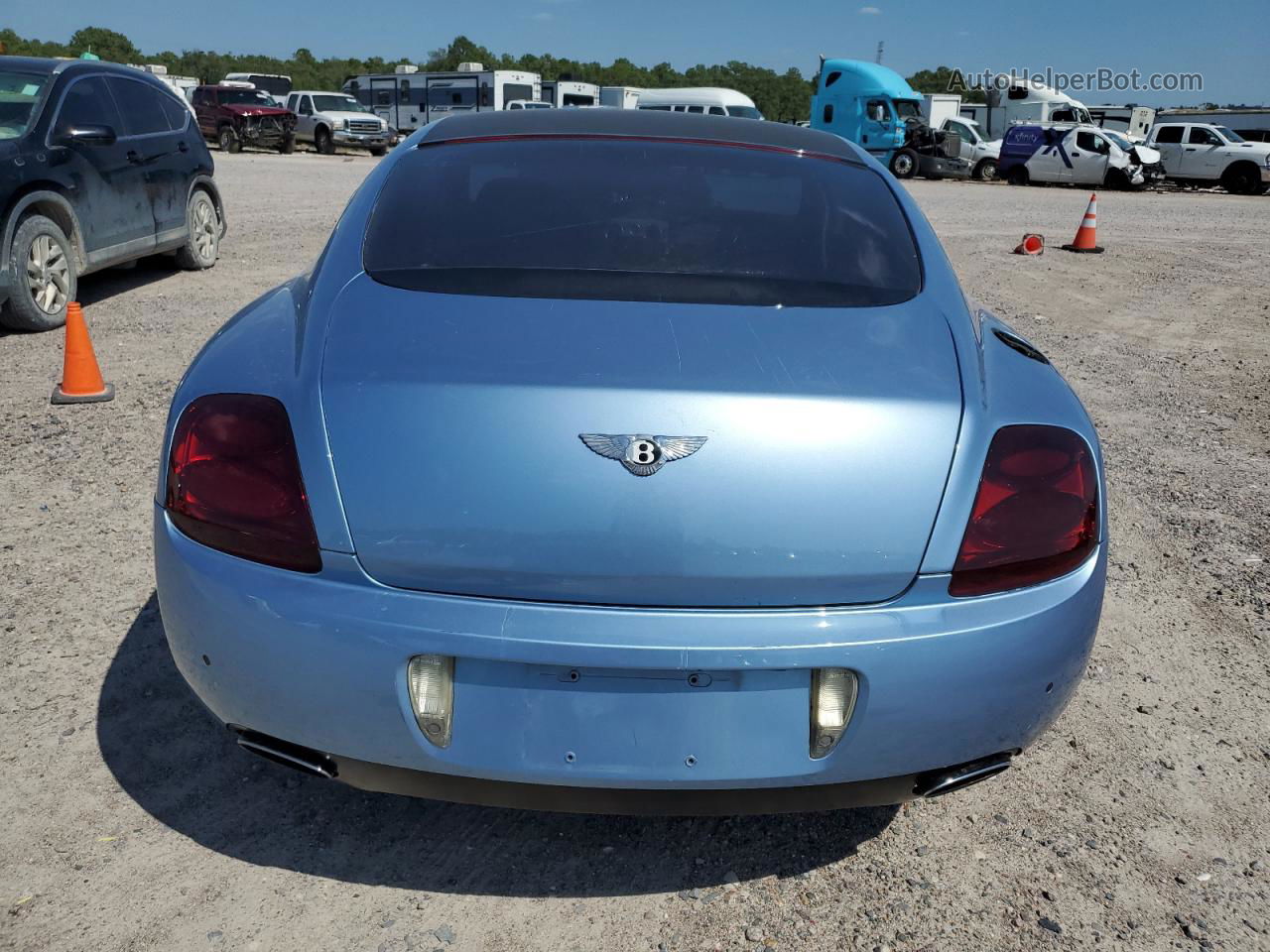 2007 Bentley Continental Gt Blue vin: SCBCR73W07C048878