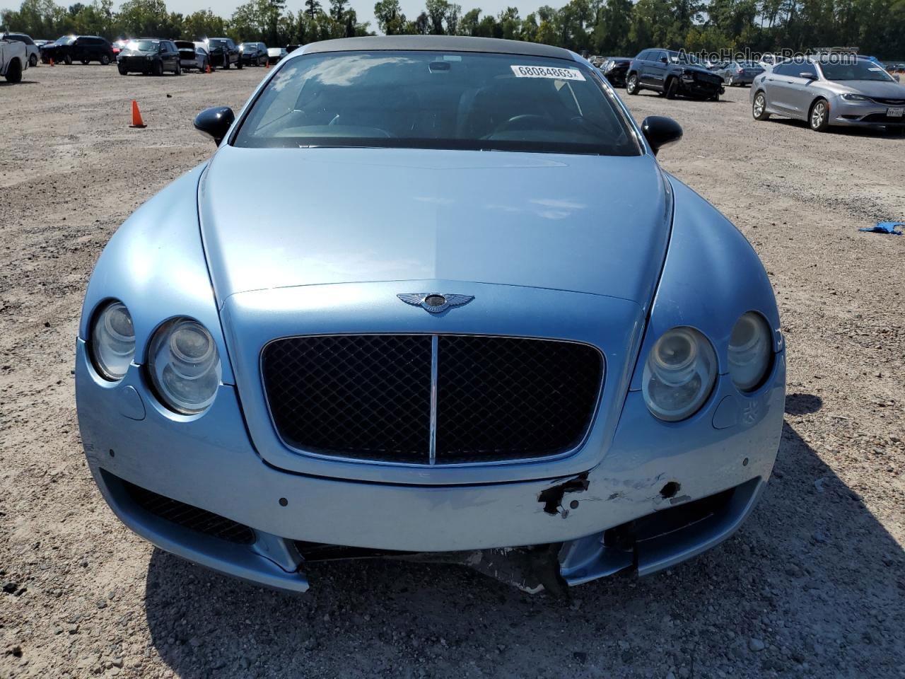 2007 Bentley Continental Gt Blue vin: SCBCR73W07C048878