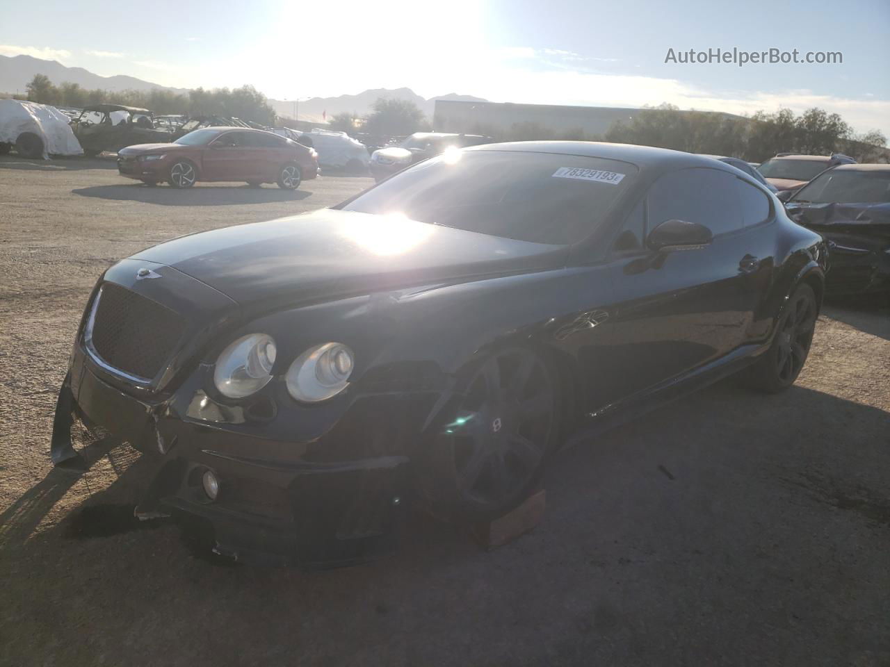 2007 Bentley Continental Gt Black vin: SCBCR73W37C041035