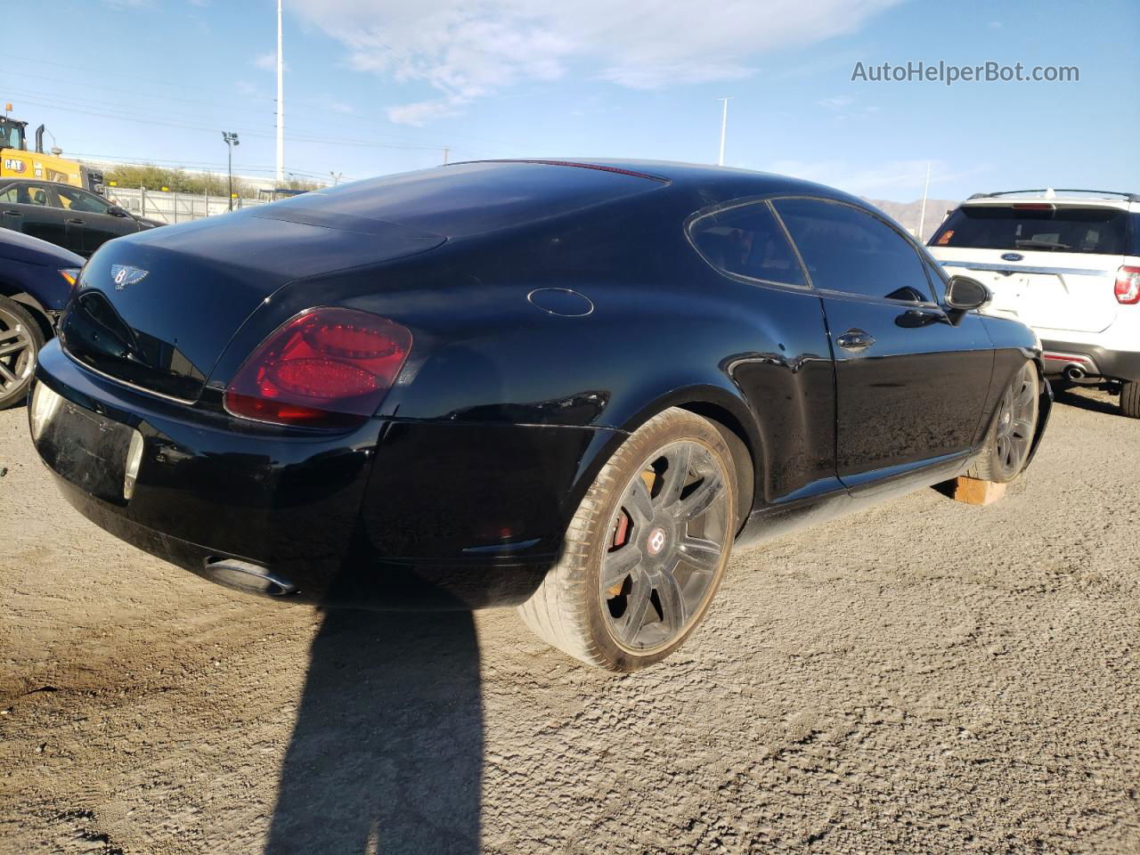 2007 Bentley Continental Gt Black vin: SCBCR73W37C041035