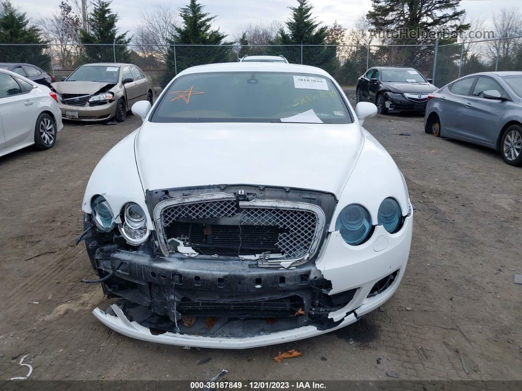 2007 Bentley Continental Gt White vin: SCBCR73W97C041654